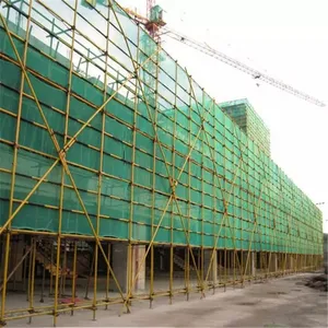 안전 그물 건물 내화 녹색 HDPE 건설 비계 건물 안전 파편 그물