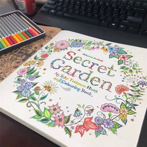 Libro de Colorear Personalizado con Logotipo, Patrón Bonito, Libro de Colorear para Adultos, Descompresión, Suministro al por Mayor de Fábrica OEM para Adultos y Adolescentes, Relajación - Product Image 1