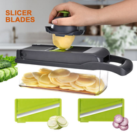 OEMODM Multifunctionele 16-in-1 Handmatige Groentehakker Uiensnijder Aardappelschiller Keuken Fruit- en Groentesnijder