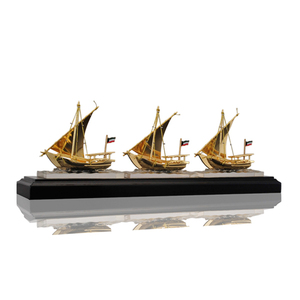Trofeo de <span class=keywords><strong>Golf</strong></span> con Logotipo Personalizado, Barcos de Metal, Artesanía en Metal, Trofeo de Barco, Trofeo de Oro Metálico - Product Image 4