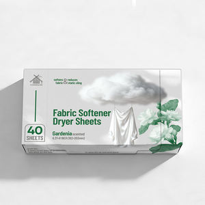 Échantillon gratuit personnalisé, adoucissant pour linge à longue durée de conservation, bandes de séchage pour sèche-linge, adoucissant pour tissu non tissé - Product Image 1