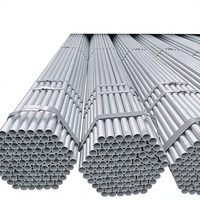 Tuyau en acier au carbone électrogalvanisé BS1387 Classe B approuvé WRAS, diamètre de 1/2 à 8 pouces, pour les projets de ponts et d'infrastructure