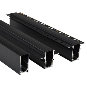 <span class=keywords><strong>Rail</strong></span> magnétique en aluminium-1M, 2M, <span class=keywords><strong>3M</strong></span> de longueurs, surface, encastré, noir ou blanc, pour feux de <span class=keywords><strong>rail</strong></span> magnétiques 48V - Product Image 2