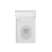 Bidet de WC automatique intelligent de forme carrée articles sanitaires électriques intelligents piège en S compatible avec le drainage télécommande monobloc