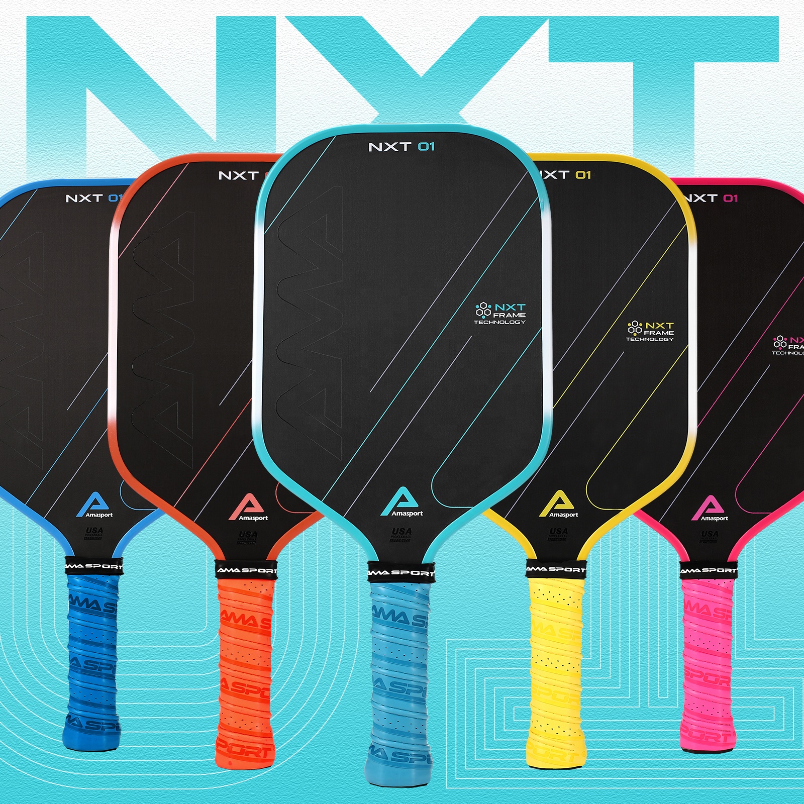 2024 AMASPORT NXT 01 PRO Pickleball Paddle - Superior