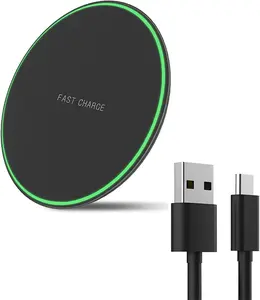 Das heiß verkaufte 15-W-Schnellladegerät Qi Wireless Charger Tragbares Wireless-Ladegerät gilt für das neue iPhone 12/13/