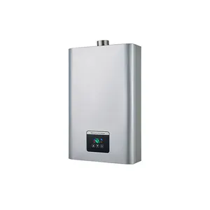 LCD display balance type10L 16L shower water heater thermostat OEM ODM gas geyser wall mounted heating boiler 24 kw tankless