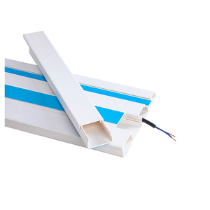 Canal de cable de PVC resistente al fuego pintable <span class=keywords><strong>para</strong></span> cableado de red Conducto flexible Tipo autoadhesivo montado en la pared - Product Image 5