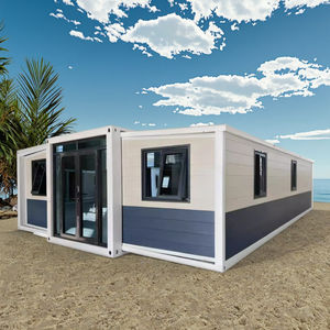 Премиальный европейский дизайн, расширяемый, роскошный, мобильный дом-контейнер, апартаменты, вилла, 2 спальни, балкон, для прибрежного использования, как отель - Product Image 2