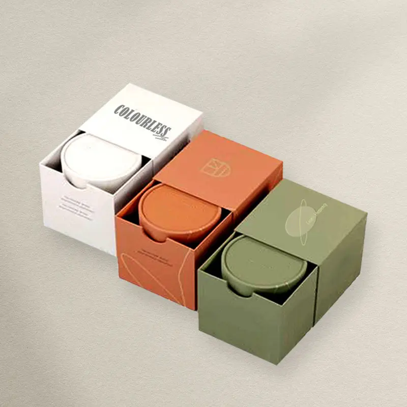 थोक मैट लैमिनेशन काजा डी ट्यूबोस दराज बॉक्स लक्जरी काजास पैरा वेलस मोमबत्ती ट्यूब पैकेजिंग बॉक्स