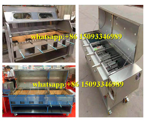 เครื่องย่างบาร์บีคิว<span class=keywords><strong>ถ่าน</strong></span>/ เครื่องย่างหมู แกะ ปลา ไก่ แบบหมุน / <span class=keywords><strong>เตา</strong></span>ย่างบาร์บีคิวถ่านแบบหมุน - Product Image 5