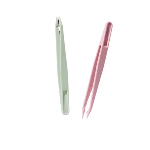 Macaron Colored Plastic Tweezers Pointed Tip 8cm11.5cm For Manicure Journaling DIY Nail Art Stickers - Product Image 2