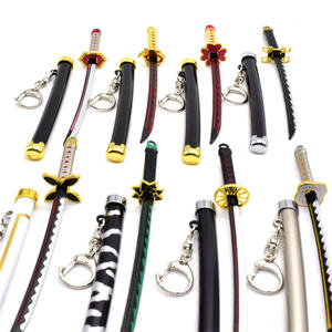 8 <span class=keywords><strong>colores</strong></span> Demon Slayer <span class=keywords><strong>Kimetsu</strong></span> <span class=keywords><strong>No</strong></span> <span class=keywords><strong>Yaiba</strong></span> espada llavero - Product Image 3