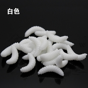 Señuelos de Pesca blandos, cebo de plástico, gusano, pan, 0,3g, 2cm - Product Image 3