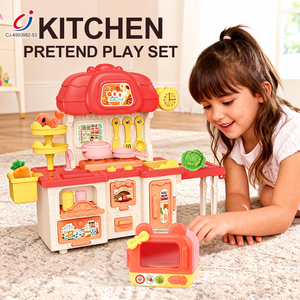 Juguete de Cocina de Simulación Chengji, Nuevo Diseño, Juego de Imitación, Color Rosa, Interesante, Económico, de Plástico, <span class=keywords><strong>para</strong></span> <span class=keywords><strong>Niñas</strong></span> - Product Image 2