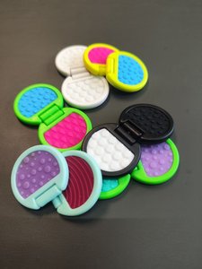 Sáng tạo Silicone lo lắng Đá Đồ chơi Thần tài tay <span class=keywords><strong>Spinner</strong></span> cảm giác Đồ chơi xoay Flipper cho Giáng sinh - Product Image 4