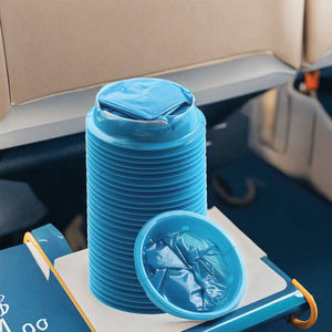 Túi đựng nôn mửa, túi vệ sinh cá nhân, túi đựng nước tiểu di động, chất liệu LDPE, dùng cho du lịch, mang thai và hàng không - Product Image 3