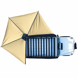 <span class=keywords><strong>Toldo</strong></span> Lateral para Coche de 270 Grados, Carpa de Techo Abrible para Camping con Gran Espacio, Impermeable, Poliéster 3000mm - Product Image 1