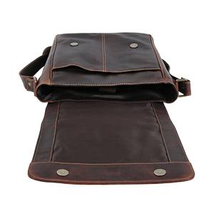 Wholesale Supply Professional Leather Crossbody Bag with Multiple Organizer Compartments for Work Travel and Daily Use For Sale - Product Image 3