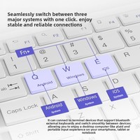 Para Laptop; Combo de Teclado y Ratón Inalámbrico Recargable Portátil en Caja de Regalo