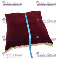 Coussin en velours de soie 100% uni, gaufré, tissé, léger, écologique, personnalisable avec franges pour la décoration de la maison