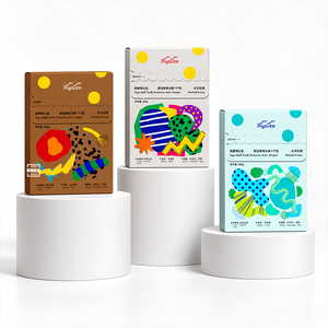 Boîtes d'emballage extérieures en papier pour café filtre avec logo personnalisé, boîtes pliantes blanches à bande déchirable pour produits de café et de collation - Product Image 5
