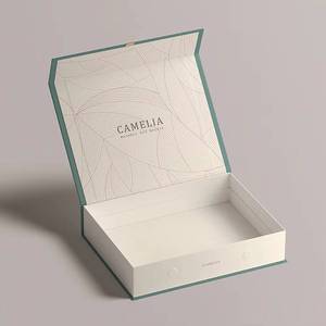 Boîte d'emballage magnétique en carton de luxe pour colis postaux, personnalisable avec logo, pour cadeaux haut de gamme, vente en gros - Product Image 1