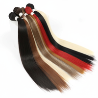 Extensiones de Cabello Sintético Rizado Francés de Calidad de Fábrica para Trenzas, Cabello Liso para Trenzar, Extensiones de Cabello Natural