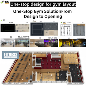 SK Fitness Project Soluzioni Complete per Attrezzature Fitness Commerciali Professionali per Allenamento Cardio e di Forza, Set Completo dalla Cina - Product Image 2