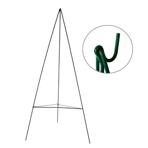 Supporto per Fiori Personalizzato per Matrimoni, Funerali e Cimiteri, Accessori <span class=keywords><strong>in</strong></span> Filo di <span class=keywords><strong>Ferro</strong></span>, Cavalletto per Corone di Condoglianze per Tombe - Product Image 2