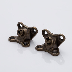 Jfs Butterfly Corner <b>Bracket</b> Zinc Alloy Nickel Plated Easy Installation Furniture Shelf Support Hardware Connector - Product Image 3