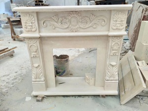 Marble <strong>Fireplace</strong> Mantelpieces Freestanding Wood-burning <strong>Fireplaces</strong> Customizable <strong>Fireplace</strong> <strong>TV</strong> <strong>Units</strong> Indoor Traditional Design for - Product Image 4