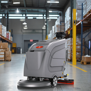 CleanHorse XP530E - <span class=keywords><strong>Fregadora</strong></span> <span class=keywords><strong>de</strong></span> Pisos a Batería con Disco Único <span class=keywords><strong>de</strong></span> 530 mm, Máquina Comercial para Limpiar Pisos <span class=keywords><strong>de</strong></span> Mármol y Azulejos - Product Image 2