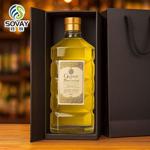 Barware loạt rỗng rượu chai thủy tinh sang trọng tinh thần container <span class=keywords><strong>Vodka</strong></span> Mezcal chai - Product Image 3