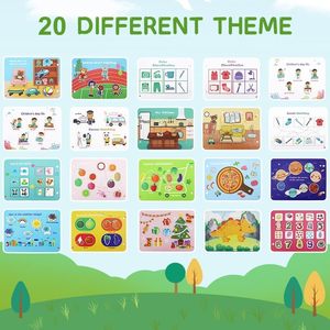Jumon Montessori Quiet Book Picture Books for 5-12 Years Old Farm Animals Learning Words Alphabet Developing Intelligence JBK-46 - Product Image 3