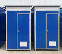 WC mobile public économique et moderne à ossature en acier avec panneaux sandwich haute intensité, durée de vie de 15 ans