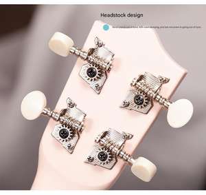 Fabriekslevering kleurrijke <span class=keywords><strong>plastic</strong></span> 21 inch ukelele voor kinderen - Product Image 4