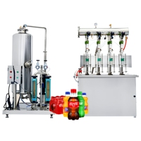 Machine de remplissage de boissons gazeuses et d'eau pétillante pour canettes métalliques à anneau de tirage, machine de remplissage de liquides mélangés
