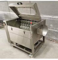 Brosse automatique pomme de terre manioc carotte lavage Machine à éplucher/pomme de terre laveuse éplucheur Machine de nettoyage