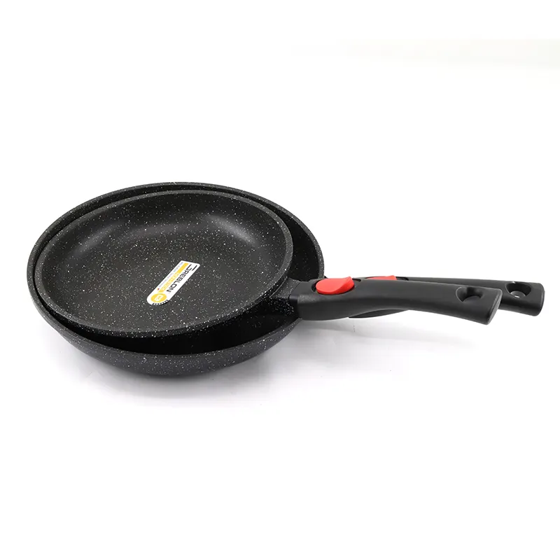 Household frying pan die casting aluminum omelette fry pan cookware set