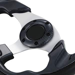 Volante Deportivo Universal para Carrito de Golf con Costuras Rojas y Botón de Claxon, Inspirado en Autos de Carreras, Compatible con Club Car, EZGO, Yamaha - Product Image 4