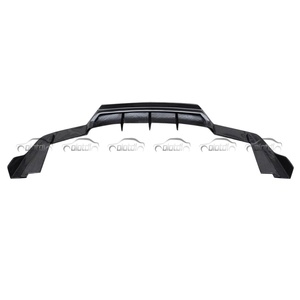 For Maserati Ghibli Aspec Style <b>Car</b> Rear Bumper Sword Lip Fins Spoiler Winglet Splitter <b>Diffuser</b> 2017+ - Product Image 3