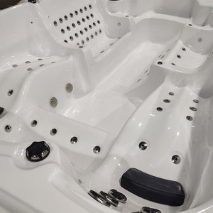 Bigeer Biệt Thự BG-6613 Ngoài Trời Sang Trọng Acrylic Hồ Bơi Spa Dual-Khu Thiết Kế Cao/Thấp Có Chức Năng Bơi & Massage Nhà Sử Dụng - Product Image 3