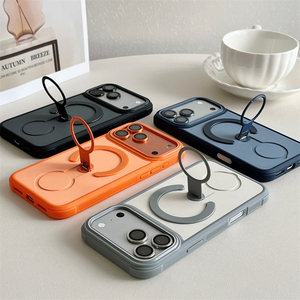 เคสแม่เหล็ก iPhone 18 Pro Max พร้อมขาตั้งแบบซ่อน ป้องกันแรงกระแทก สำหรับเคส iPhone 18 Pro แบบชิ้นเดียว - Product Image 1