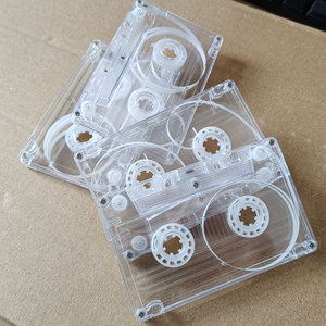 Boîtier de cassette transparent vierge en gros pour l'assemblage de bandes audio et la personnalisation DIY – Étui en plastique rigide de haute qualité - Product Image 5
