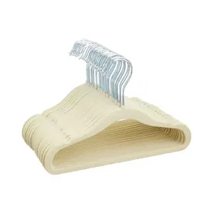 Appendini per panni floccati in feltro antiscivolo <span class=keywords><strong>appendiabiti</strong></span> Organizer <span class=keywords><strong>appendiabiti</strong></span> <span class=keywords><strong>appendiabiti</strong></span> <span class=keywords><strong>appendiabiti</strong></span> in velluto per accessori per la casa del negozio - Product Image 5