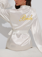 Pyjama en dentelle confortable brodé pour femmes, pyjama en satin doux et respirant pour l'été