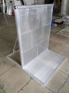 Factory Custom Aluminium Concert Crowd Control Mobile Security Portable Barrier - Product Image 5