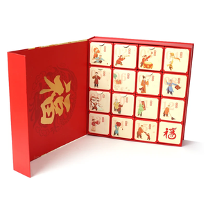 Lujo personalizado Navidad misterio sorprendido joyería cosmética Chocolate regalo <span class=keywords><strong>CALENDARIO</strong></span> DE Adviento cajas - Product Image 2