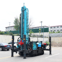 Foreuse de puits d'eau avec compresseur d'air, moteur diesel pneumatique DTH, machine de forage de puits d'eau certifiée CE